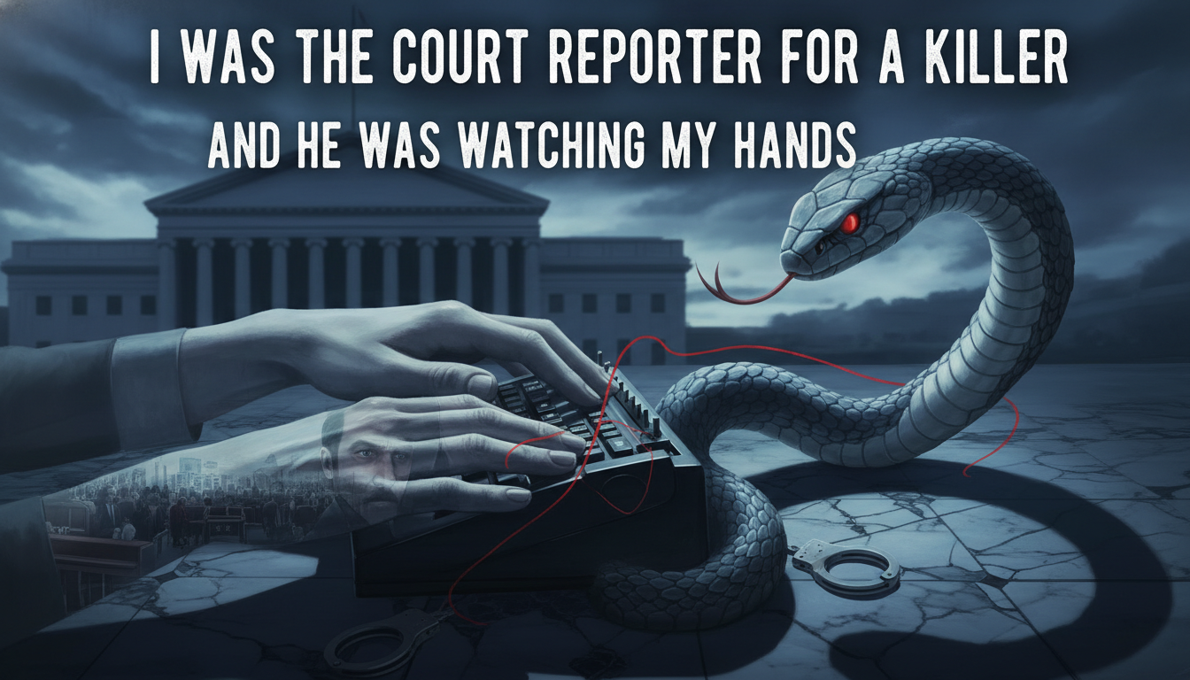 I Was the Court Reporter for a Killer and He Was Watching My Hands
