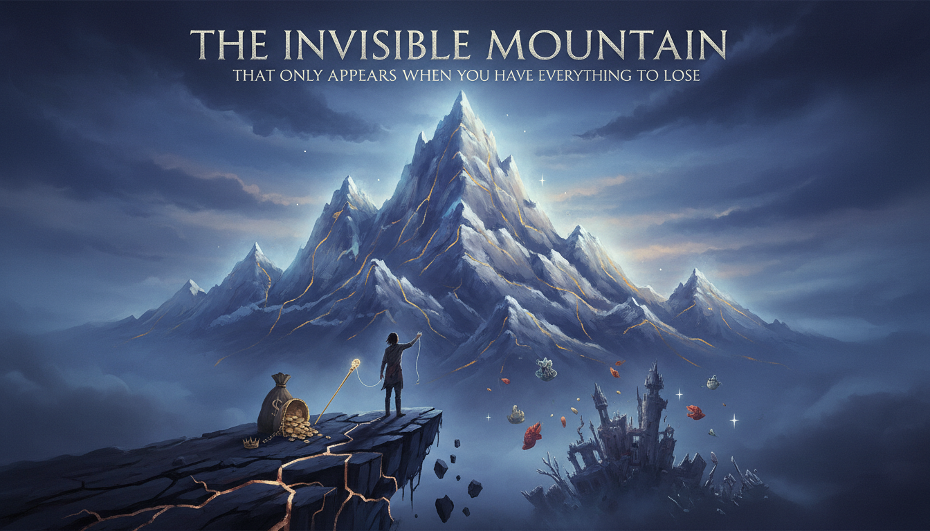 The Invisible Mountain That Only Appears When You Have Everything to Lose