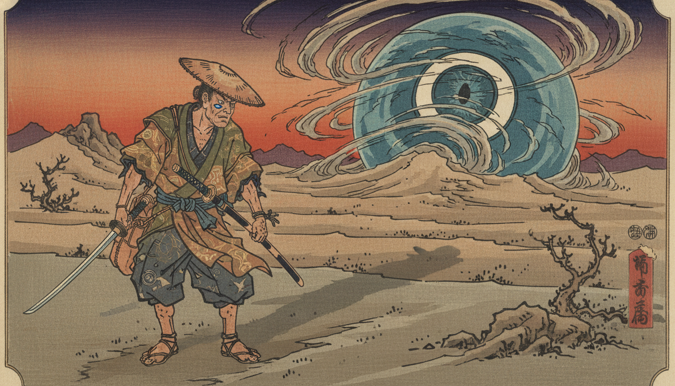 The Blue Eye of the Desert